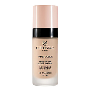 COLLISTAR Impeccabile Long Wear Foundation makiažo pagrindas SPF15 2N 30 ml