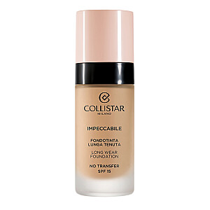 COLLISTAR Impeccabile Long Wear Foundation makiažo pagrindas SPF15 3G 30 ml