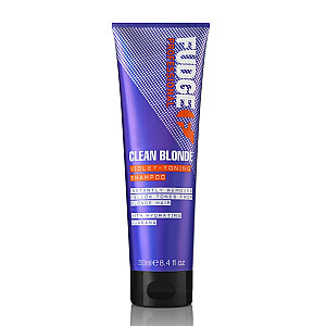 FUDGE Clean Blonde Violet-Toning Shampoo тонирующий шампунь для светлых волос 250мл