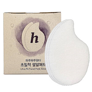 HARUHARU WONDER Ultra Fit Facial Pads daugiafunkciniai vatos diskeliai veidui 50 vnt.