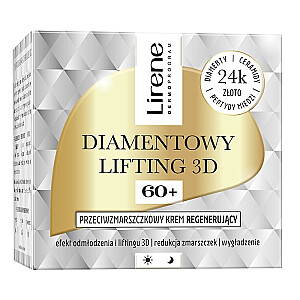 LIRENE Diamond Lifting 3D atjaunojošs pretgrumbu krēms 60+ 50ml