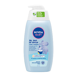 NIVEA Baby 2in1 ķermeņa un matu mazgāšanas želeja 500ml