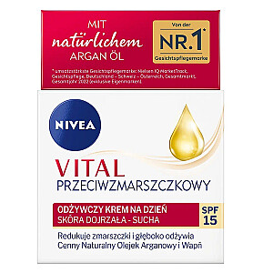 NIVEA Vital Anti-Wrinke Intensive Plus pretgrumbu sejas krēms dienai 50ml