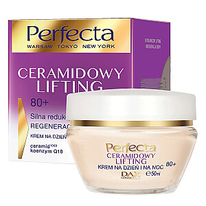 PERFECTA Ceramine Lifting Spēcīgas grumbu mazināšanai un atjaunošanai dienas un nakts krēms 80+, 50 ml