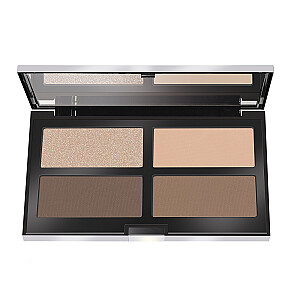 PUPA Konturēšanas un Strobing Powder Palette 003 Tumšai ādai 17,5 g