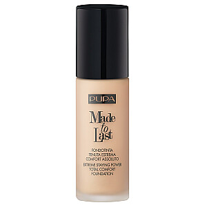 PUPA Made To Last Total Comfort Foundation SPF10 ilgnoturīgs matējošais tonālais krēms 050 30 ml