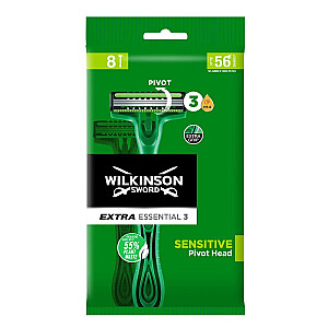 WILKINSON Essentials 3 Sensitive skuveklis 8 gab.