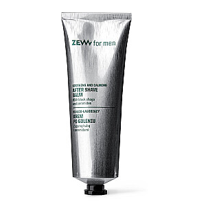 ZEW FOR MEN Успокаивающий и успокаивающий крем после бритья с черной хубой и керамидами 80мл