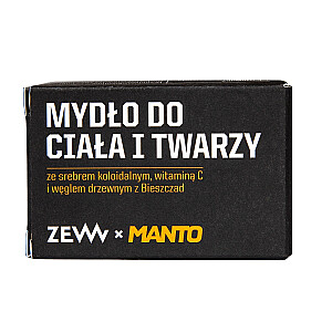 ZEW FOR MEN Мыло Manto для лица и тела 85мл