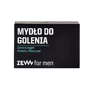 ZEW FOR MEN Skutimosi muilo sudėtyje yra Bieszczad anglies 85ml