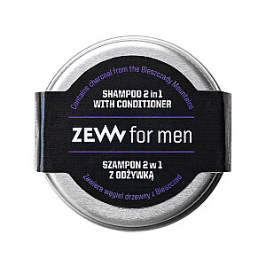 ZEW FOR MEN Шампунь 2в1 с кондиционером и углем Бещад 15мл