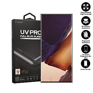 X-ONE UV PRO Full Cover aizsargstikls pilnam ekrānam Samsung S908 Galaxy S22 Ultra (darba pirkstu nospiedumu sensors)