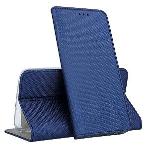 GoodBuy magnet grāmatveida maks telefonam Samsung A725 / A726 Galaxy A72 / A72 5G zils