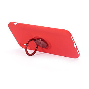 Fusion ring silikona aizsargapvalks ar magnetu Apple iPhone 12 / 12 Pro sarkans