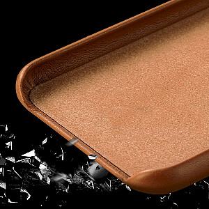 Fusion eco leather aizsargapvalks Apple iPhone 12 / 12 Pro sarkans