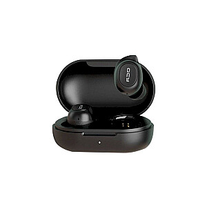 QCY T9 Airpods Bluetooth 5.0 Stereo Austiņas ar Mikrofonu (MMEF2ZM/A) melnas IPX4