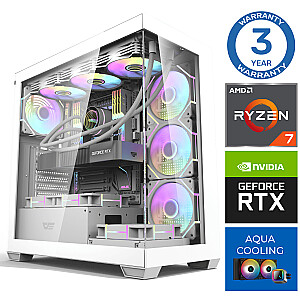 INTOP AQUA Ryzen 7 7700X 64GB DDR5 1TB SSD M.2 NVME RTX4070 SUPER 12GB no-OS