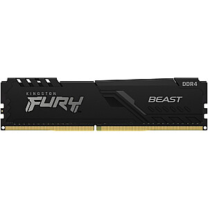 Kingston Fury Beast 16 ГБ, DDR4, 3200 МГц, ПК / сервер, регистрационный номер, код ECC