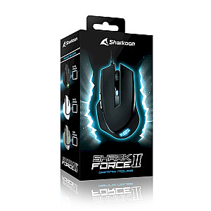 Sharkoon Force II игровая мышь LED /  4200 DPI / USB / черная