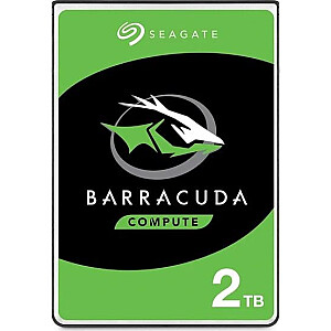 2,5 collu Seagate BarraCuda SATA III 2 TB diskdzinis (ST2000LM015)