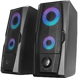 Datora skaļruņi Rampage RMS 2.0 RGB (RMS-X9)