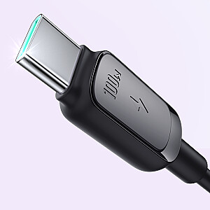 USB C - Кабель USB C 100 Вт 1,2 м Joyroom S-CC100A14 - Черный