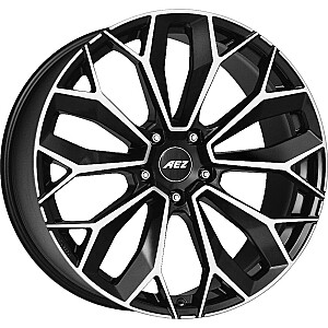 AEZ Leipzig dark Black/polished 9,5x22 5x112 ET42 CB66,6 R14 1025 kg ALE2N8BP42E AEZ