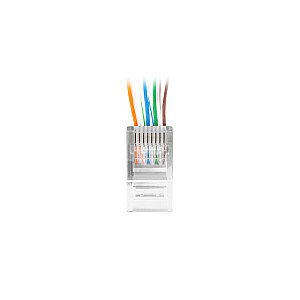 Lanberg RJ45 8P8C (100 gab.) Taisns kat. 5e spraudnis