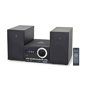 Wieża HELIOS Bluetooth CD USB Pilot Czarna 