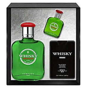 SET EVAFLOR Whisky Orgin EDT purškalas 100 ml + EDT purškalas 10 ml + EDT purškalas 20 ml