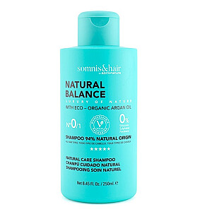 SOMNIS&amp;HAIR Natural Balance 94% Natural Hair Shampoo Natūralus plaukų šampūnas 250 ml