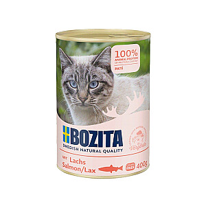 BOZITA Laša pastēte - mitrā barība kaķiem - 400g