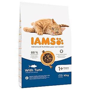 IAMS Advanced Nutrition Cat Adult Tuna - sausā kaķu barība - 10 kg