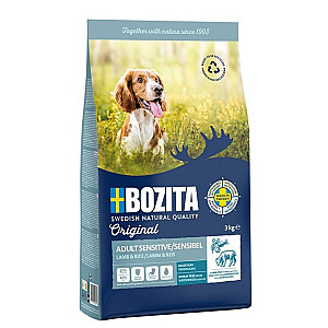 BOZITA Original Sensitive Digestion Баранина и рис - сухой корм для собак - 3кг