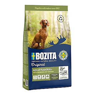 BOZITA Original Adult Flavor+ Reindeer - sausā suņu barība - 12kg