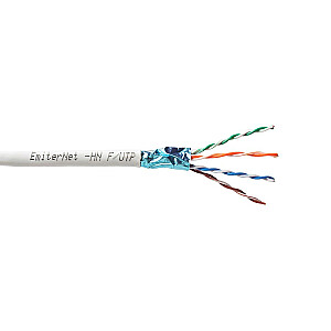 Kabeļa raidītājs Net FTP (F/UTP) Cat.5e, 350 MHz, vads 4x2x24 AWG, PVC