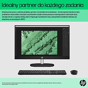 HP AIO 24-cr0011nw i5-1335U 23,8 дюйма FHD AG IPS 16 ГБ DDR4 3200 SSD512 Intel Iris Xe Graphics Win11 2Y корпус белый