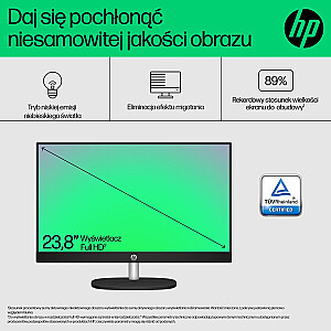 HP AIO 24-cr0015nw i3-N300 23,8 дюйма FHD AG IPS 8 ГБ DDR4 3200 SSD256 Intel UHD Graphics Win11 2 года в корпусе, белый