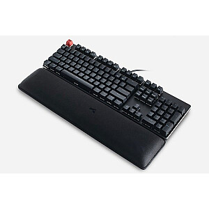 Glorious Stealth Keyboard Slim plaukstas balsts - pilna izmēra, melna