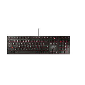 CHERRY TAS KC 6000 SLIM vadu, amerikāņu modelis, melns