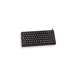 CHERRY G84-4100 KOMPAKTĀ/TASTATAUTA, ATRAŠANĀS ATRAŠANĀS ASV, MELNA