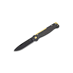 Нож Böker Plus Atlas Black Stonewash из латуни