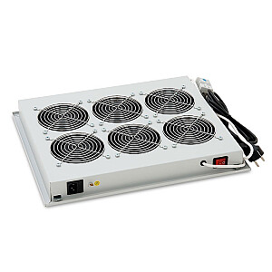 Ventilācijas paneļu plaukts 19" TRITON uz jumta 2 ventilatori RAC-CH-X03-X3