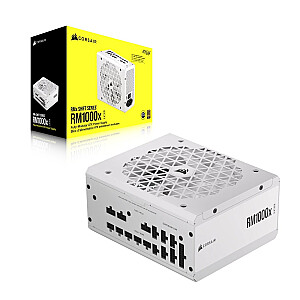 Corsair RM1000x 1000 W barošanas avots 24 kontaktu ATX ATX balts
