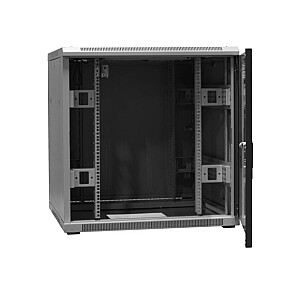 EMITERNET Free-standing frame cabinet EmiterNet Top, 16U, sheet metal/glass doors, 800x800x820mm (width/depth/height) EM/SH05D-8816-SH0