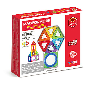 MAGFORMERS Basic Plus komplekts, 26 gab.