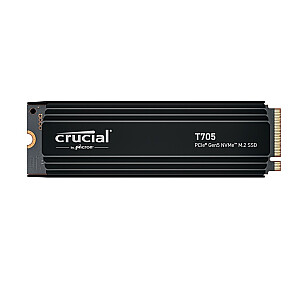 Твердотельный накопитель Dysk T705, 4 ТБ, M.2, NVMe 2280, PCIe 5.0, 14100/12600, радиатор 