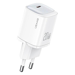 Настенное зарядное устройство GaN USB-C Fast Charging CC248, 20 Вт, белое 