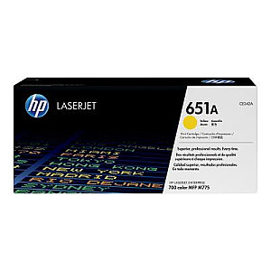 HP Cartridge No 651 HP651 HP 651 Yellow Gelb (CE342A)