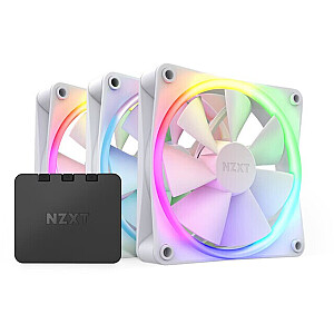 Набор из 3 контроллеров вентиляторов NZXT F120 RGB, белый 